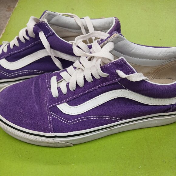 Vans Old Skool Color Theory Purple Magic Sneakers Low-Top Shoes - Picture 7 of 7